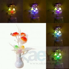 OkaeYa color changing led Flower lamp for home 